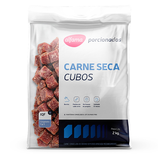 Carne Seca Cubos traseiro